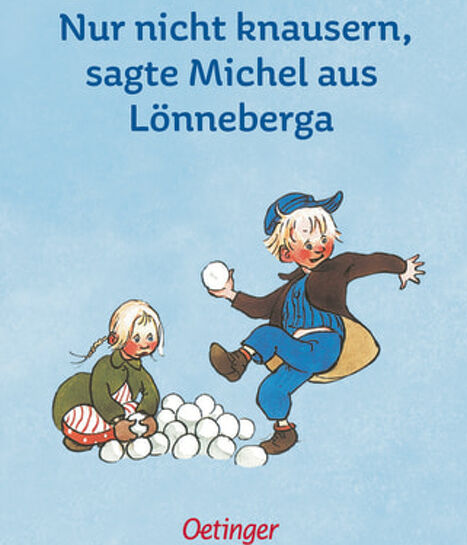 Michel aus Lönneberga schießt bei der tollen Schneeball-Schlacht wild um sich,...